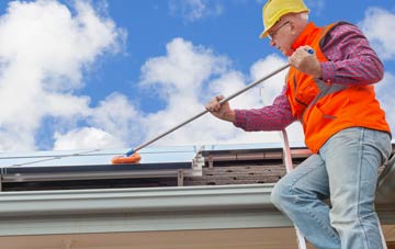 Saxton soft wash roof cleaning